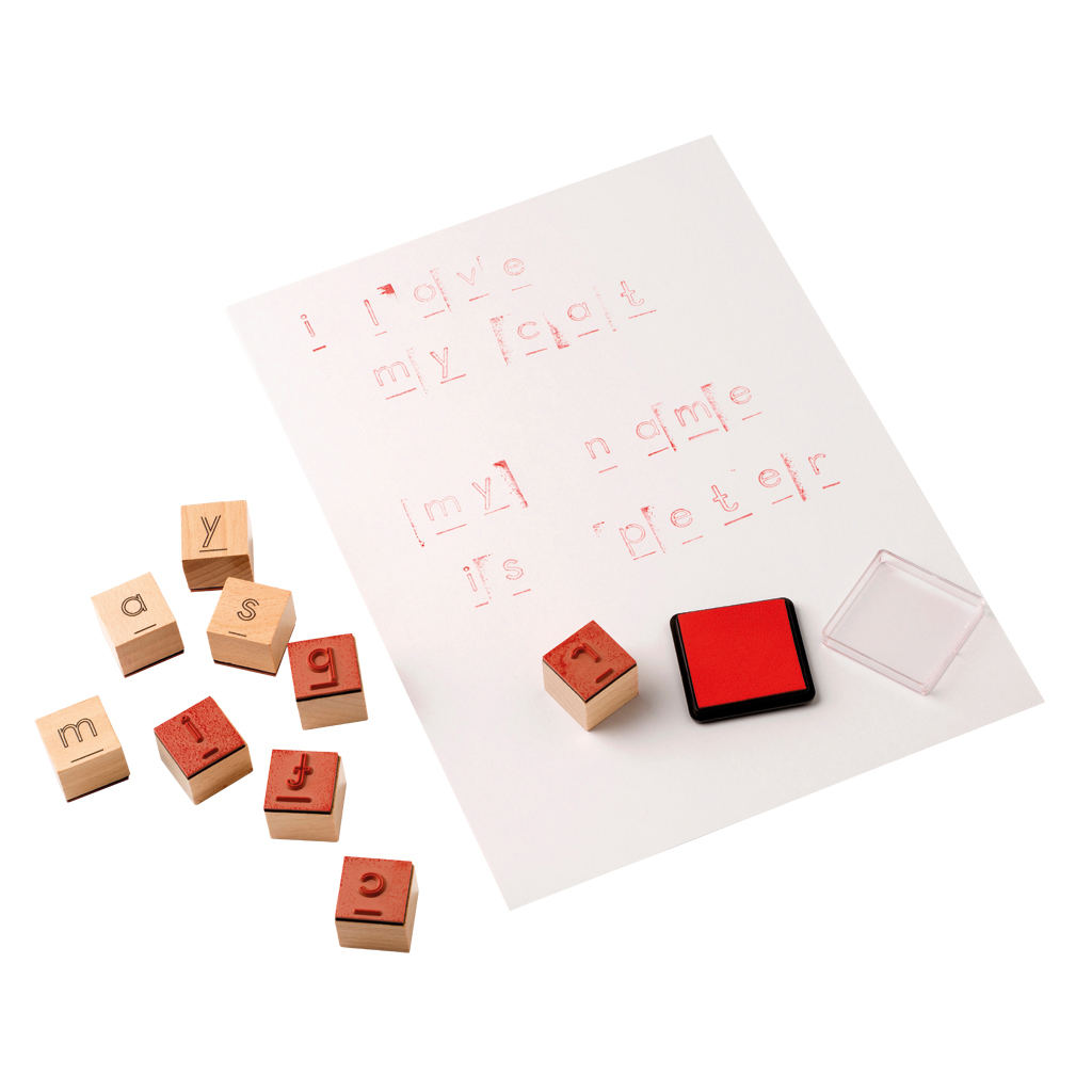Toys for Life® Stamp the letter – Buchstabenstempel Toys for Life® Stamp the letter – Buchstabenstempel
