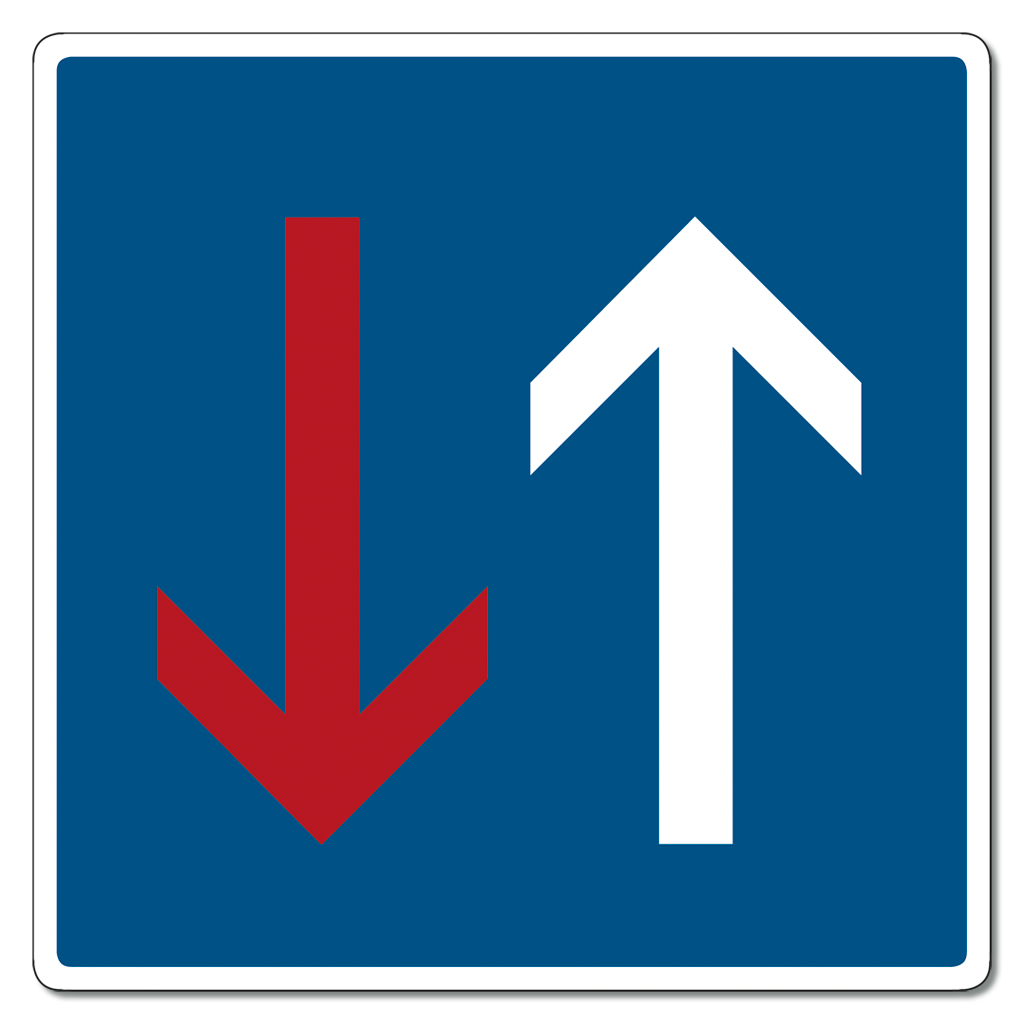 Verkehrsschild Nr. 308 zum Selberbauen