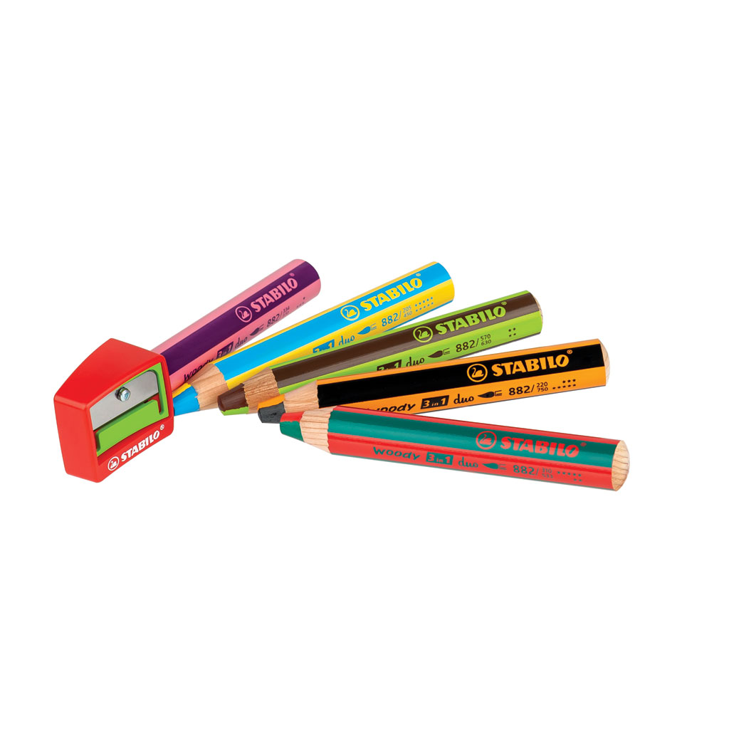 Stabilo® Woody 3 in 1 duo, 5 Stifte Stabilo® Woody 3 in 1 duo, 5 Stifte