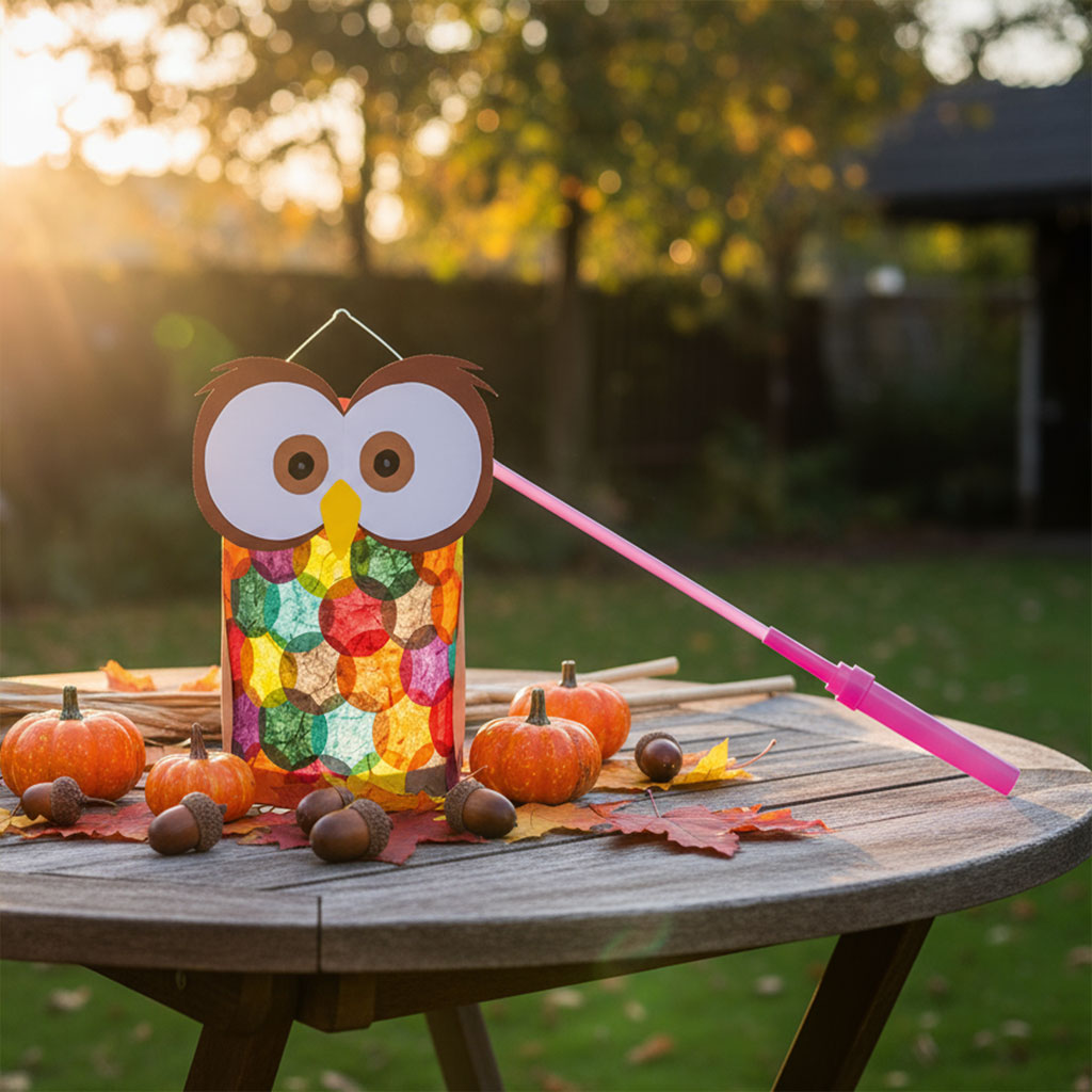 Laternenstab 50 cm mit LED-Licht