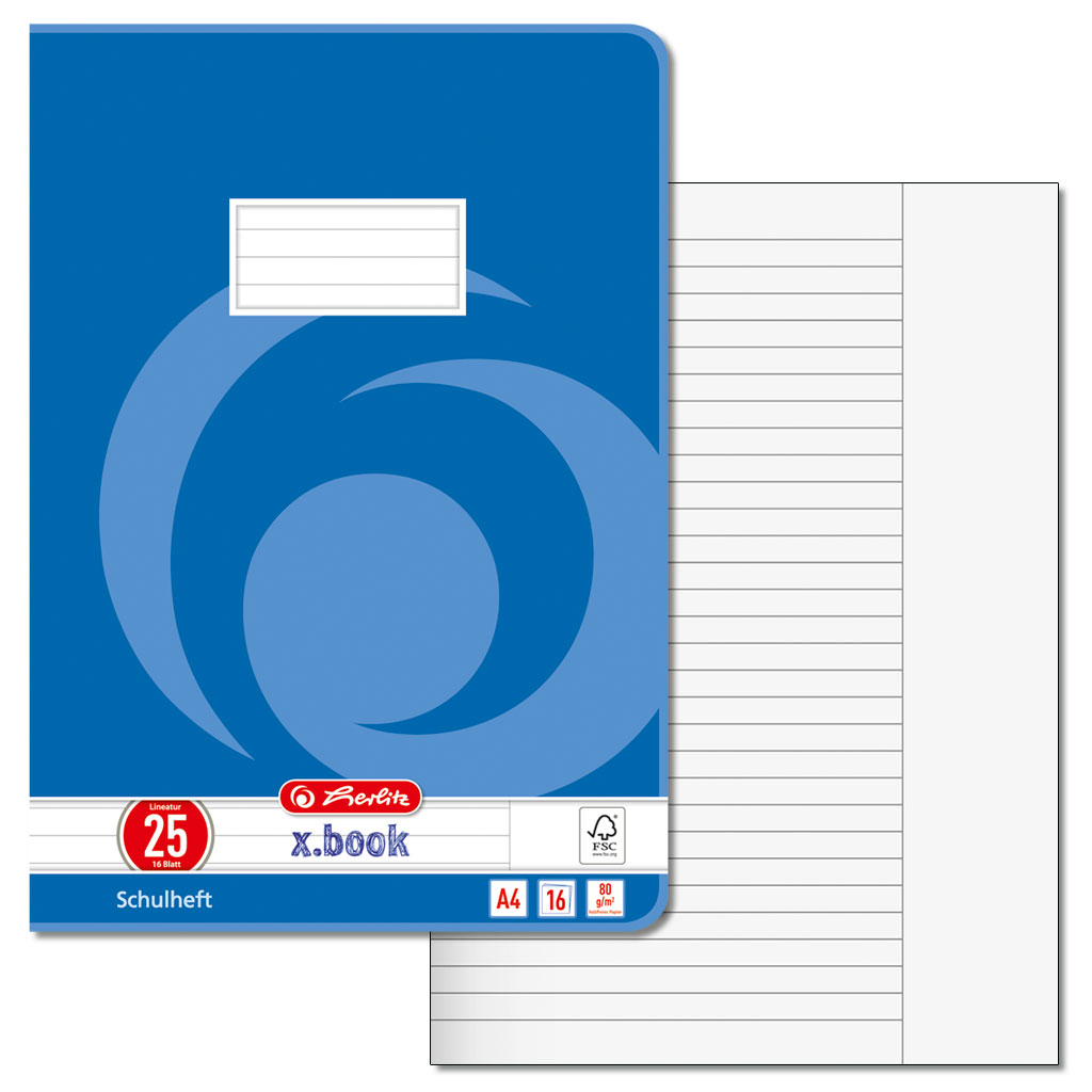 Herlitz® Schulheft DIN A4