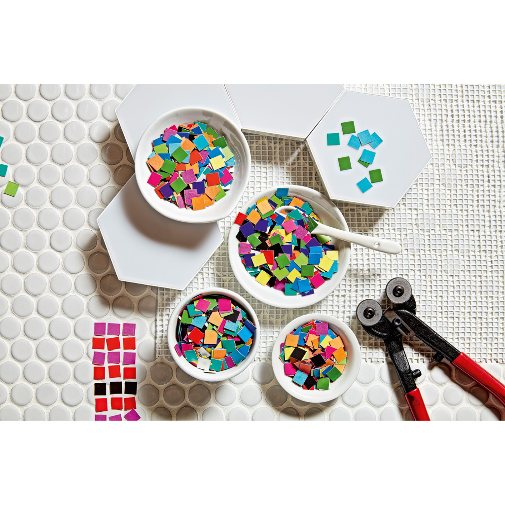 Mosaikquadrate, 10.000 Stück