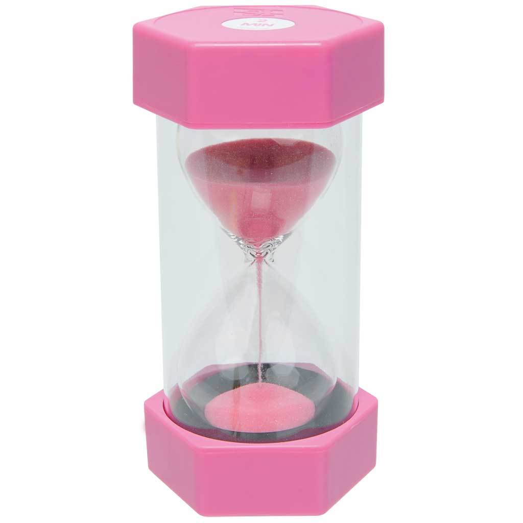 Große Sanduhr, Größe 16 cm Ø 8 cm, mit verschiedenen Zeiten