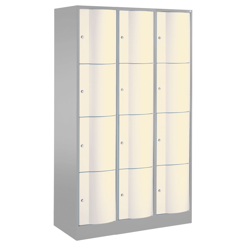 Großraum-Schließfachschrank, 3-reihig Großraum-Schließfachschrank, 3-reihig