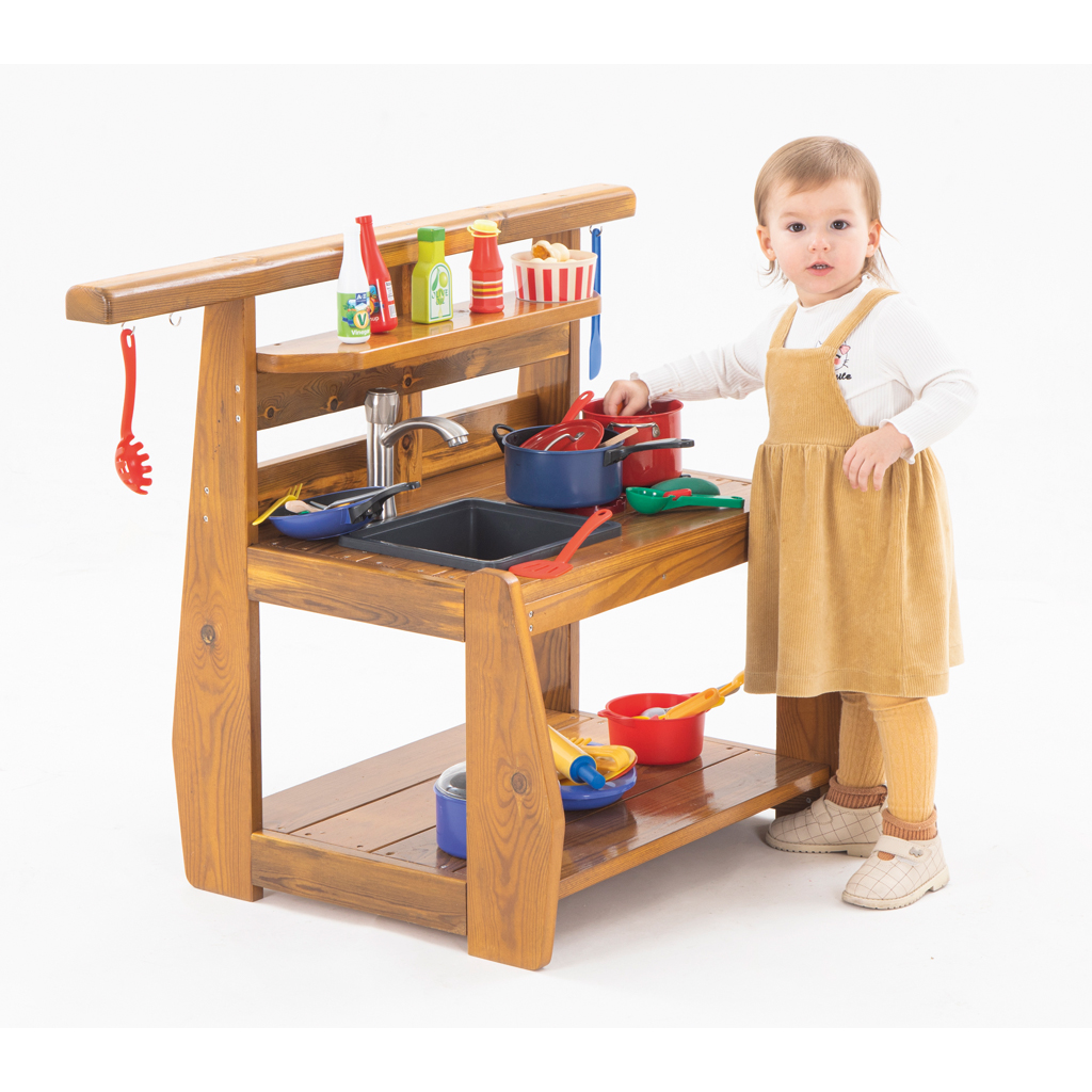 Kleine Outdoor-Spielküche
