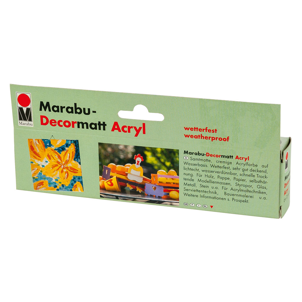 Marabu-Decormatt Grundfarbensortiment Marabu-Decormatt Grundfarbensortiment
