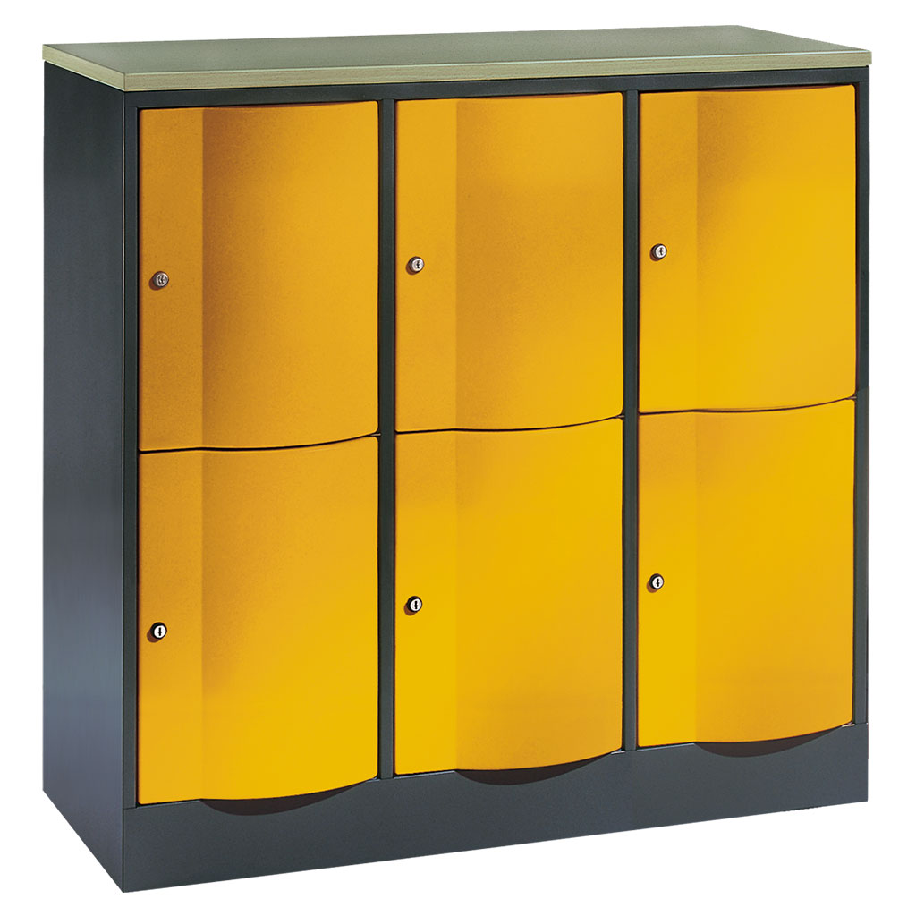 Großraum-Schließfachschrank, 3-reihig Großraum-Schließfachschrank, 3-reihig