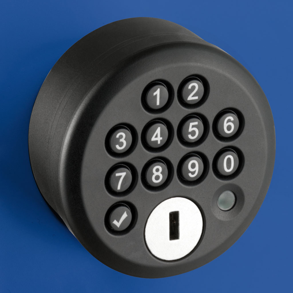 Elektronisches Pin-Code-Schloss mit Batterie-Bild Auf diesem Bild ist das Produkt mit der Art.Nr.: W-45125 zu sehen