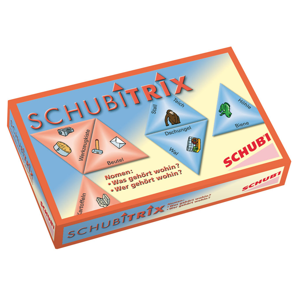 SchubiTrix® Lernspiel Nomen (Was gehört wohin? + Wer gehört wohin?)