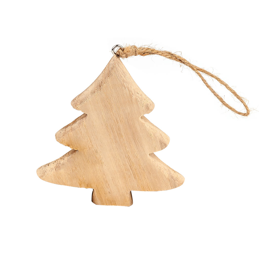 Holzanhänger Weihnachtsbaum, blanko