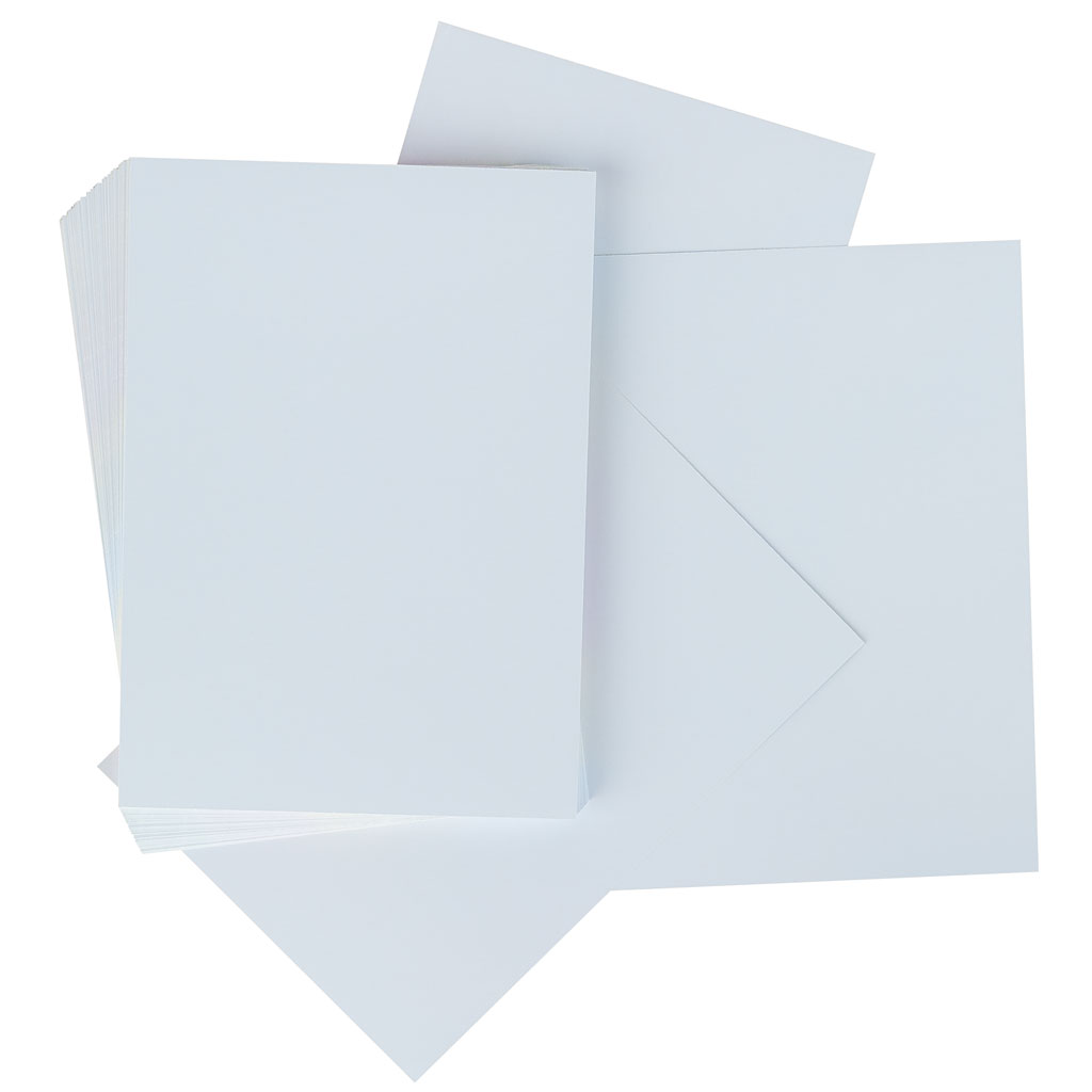 Scratch Art® Kratzpapier, 50 Blatt, Weiß mit Regenbogenfarben