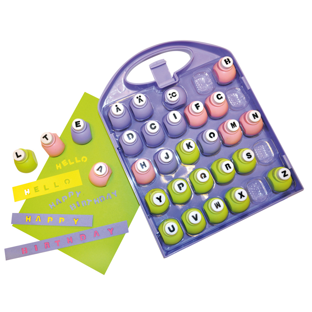 Buchstaben-Motivstanzer-Bild Auf diesem Bild ist das Produkt mit der Art.Nr.: W-83806 zu sehen