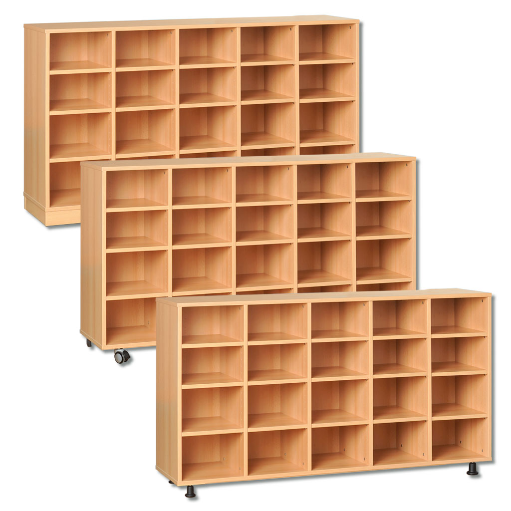 temp96987m-klassenzimmerregal-20-faecher1VIYf8Imi6bxM Modulus® Klassenzimmer-Regal, 5-reihig, fahrbar oder feststehend