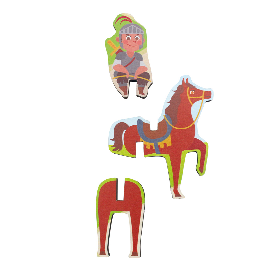 3D-Erlebnispuzzle Ritter