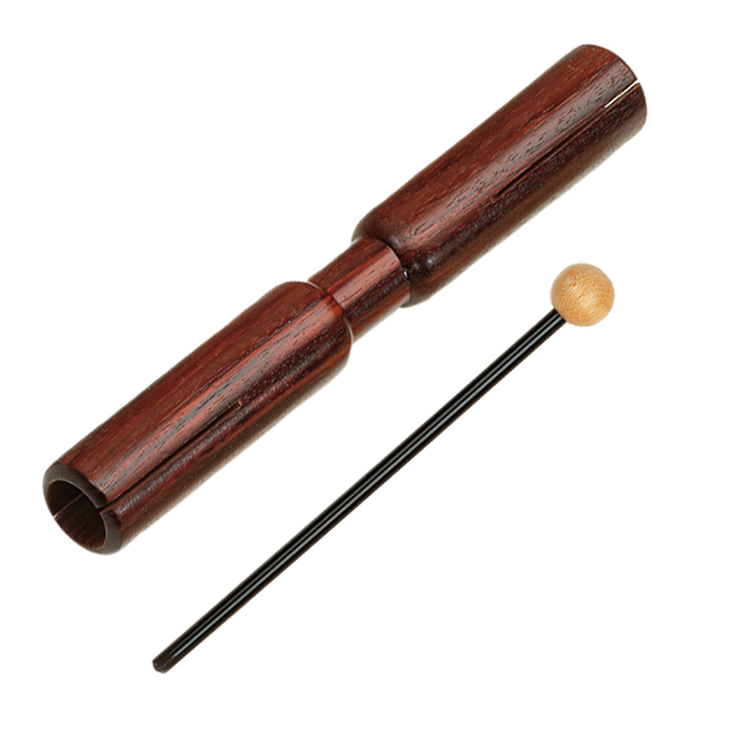 Röhrenholztrommel aus Palisander, 2 Töne