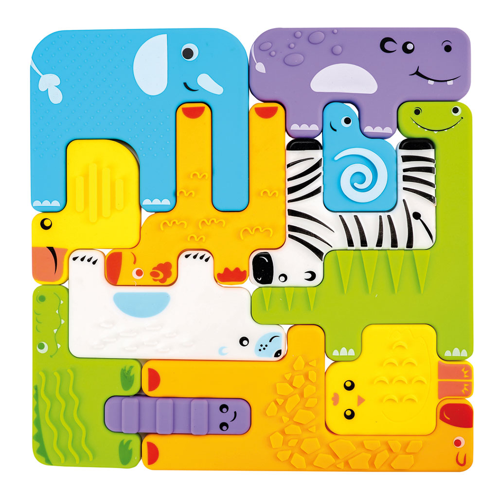 Sensorik Puzzle Tiere, 12er Set Sensorik Puzzle Tiere, 12er Set
