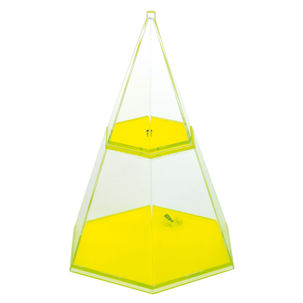 Pyramide, 6-seitig, mit abnehmbarer Spitze