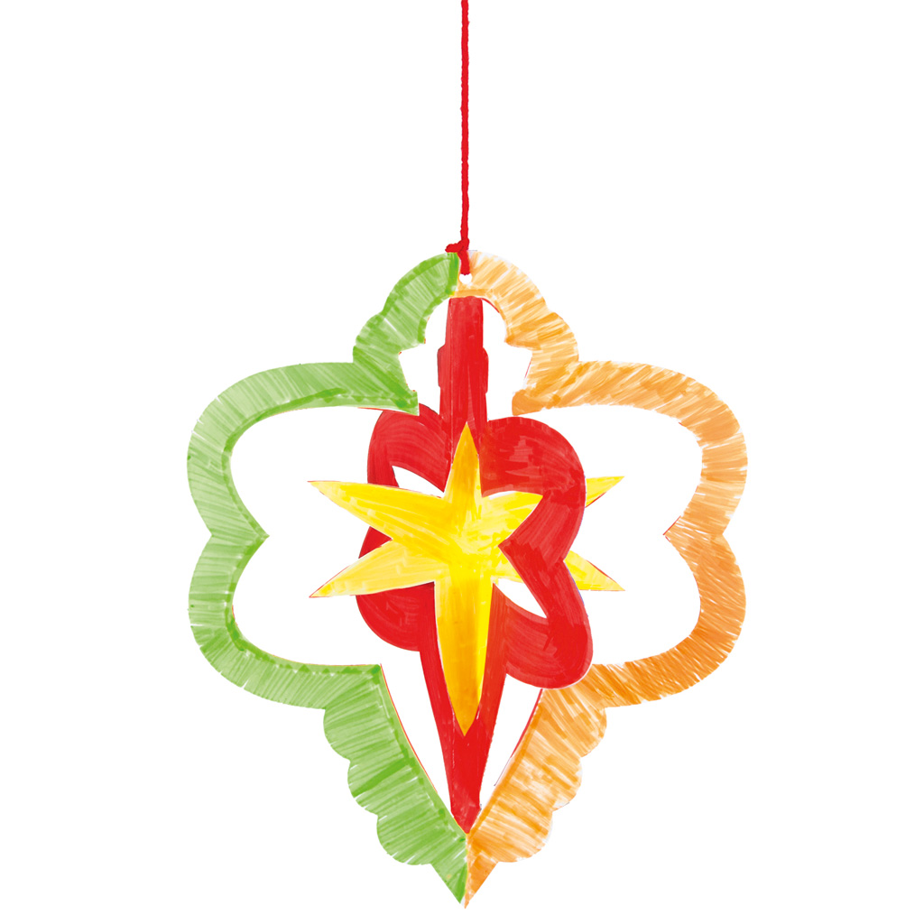 3D-Ornamente, 30 Stück