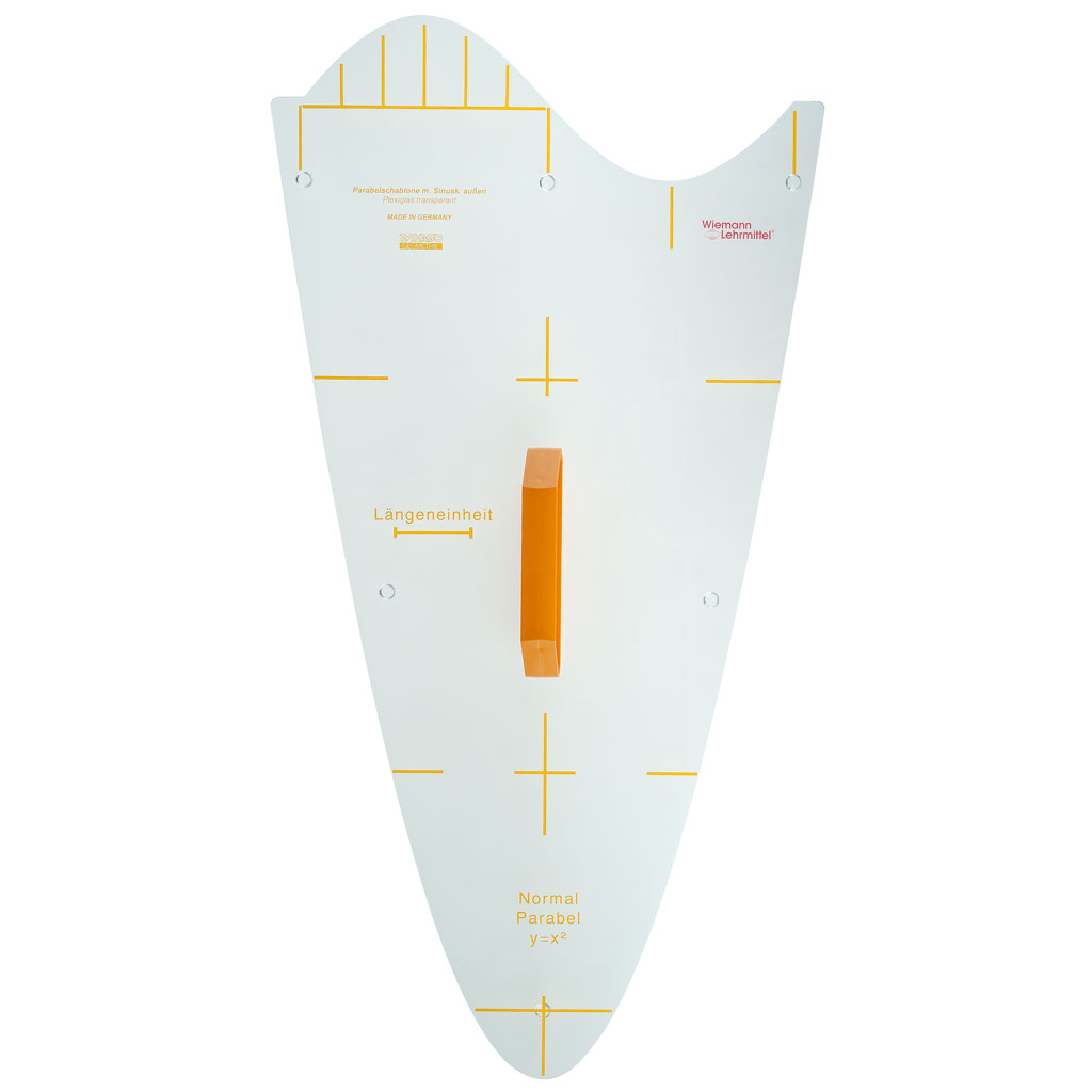 Parabel - Schablone – Sinuskurve außen, 60 cm