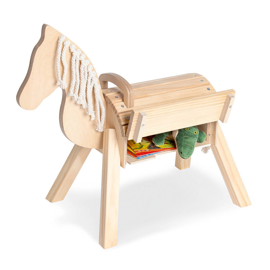 Kleines Holzpferd Nelli
