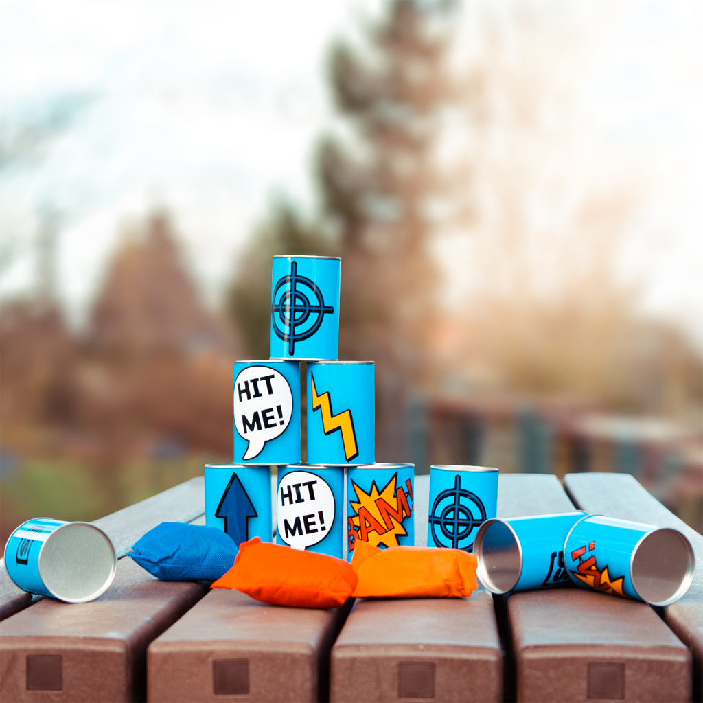 „Action“-Dosenwerfen-Set „Action“-Dosenwerfen-Set