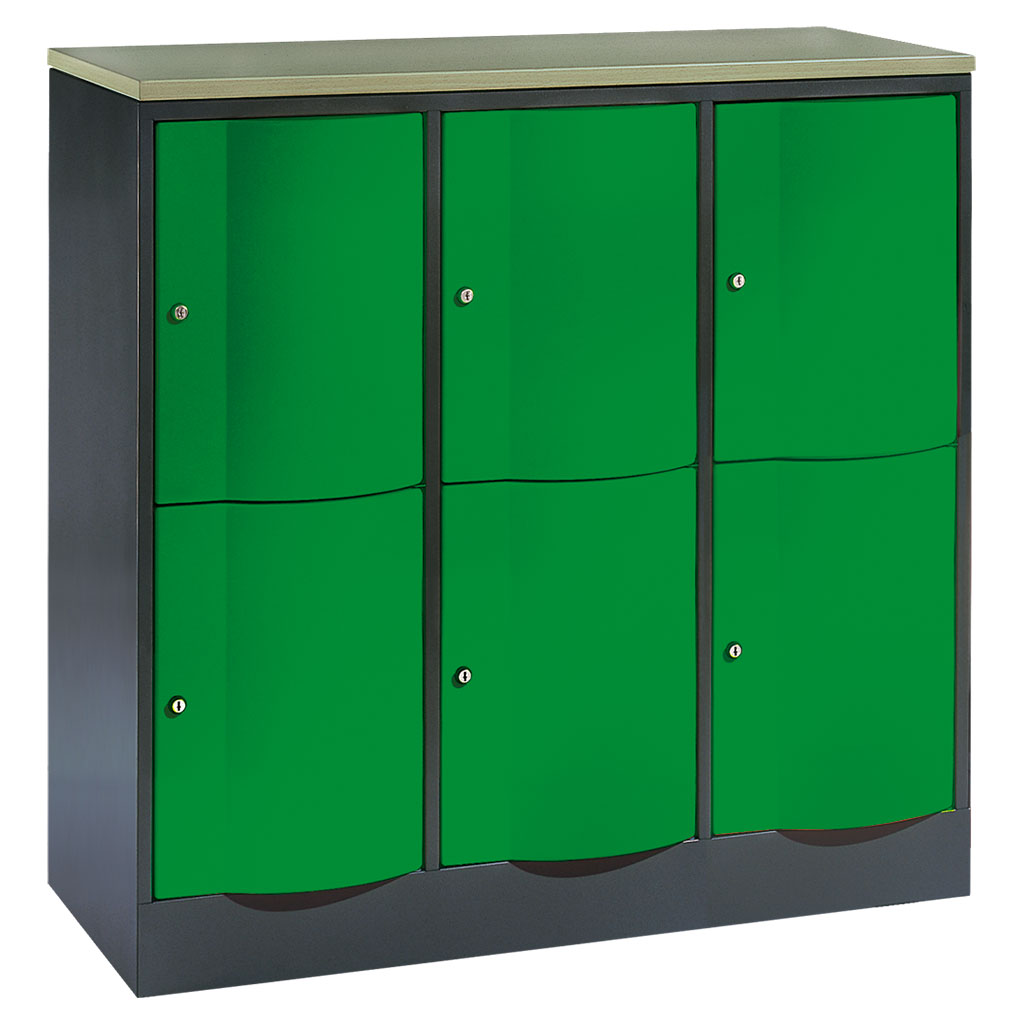 Großraum-Schließfachschrank, 3-reihig Großraum-Schließfachschrank, 3-reihig