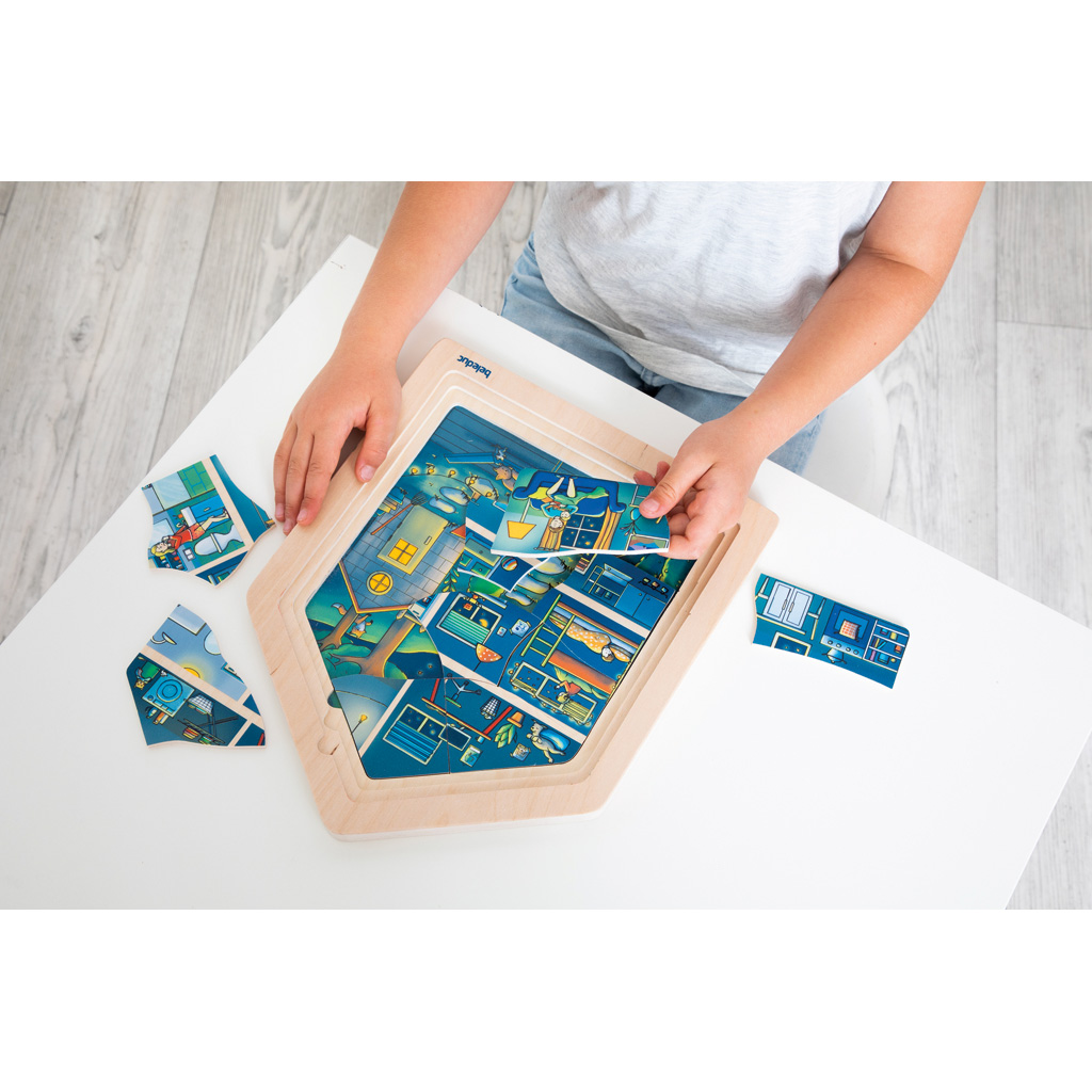 Lagenpuzzle "Zuhause"