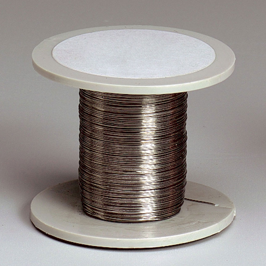 Draht, blank, auf Kunststoffrolle gewickelt