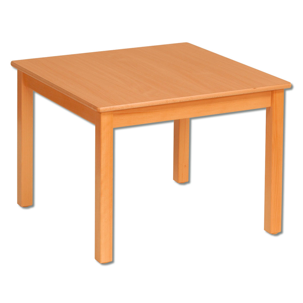 Quadrattisch aus Massivholz