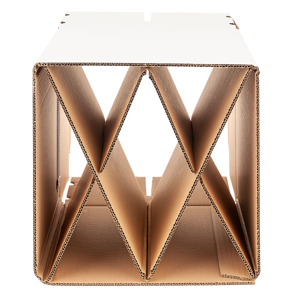 Trommelhocker aus Pappe zum Selbstgestalten