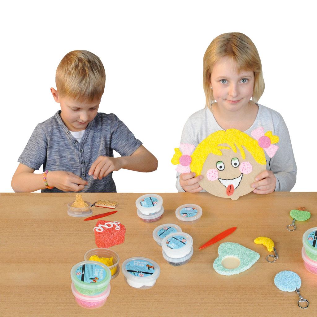 Foam Clay® Modelliermasse Basic-Sortiment