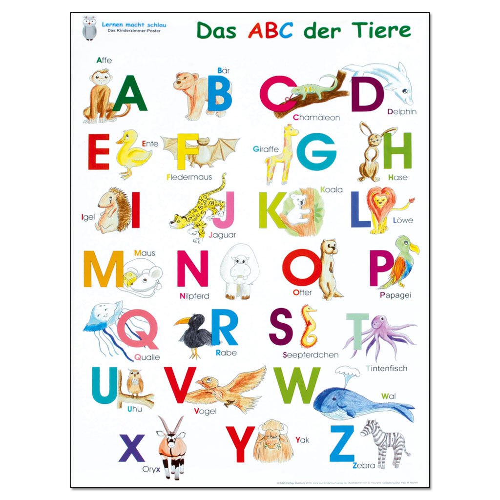 temp80690dasabcdertiereposteralphabetbuchstabenillustrationencYLSFhOh3TCFS Das ABC der Tiere - Poster