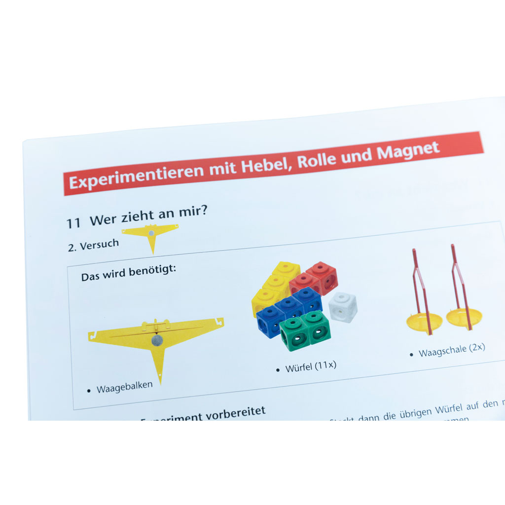 Anja und Leon experimentieren mit Hebel, Rolle und Magnet Anja und Leon experimentieren mit Hebel, Rolle und Magnet