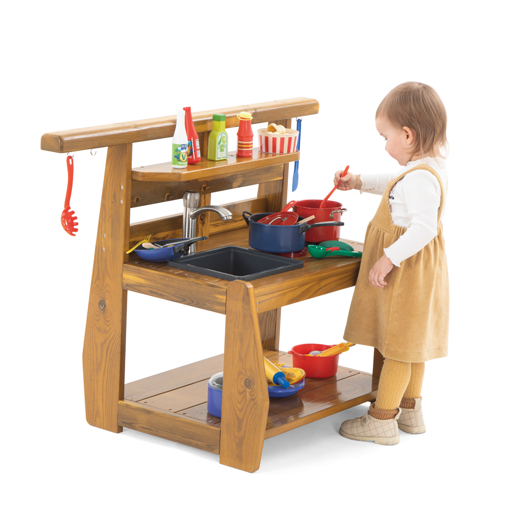 Kleine Outdoor-Spielküche