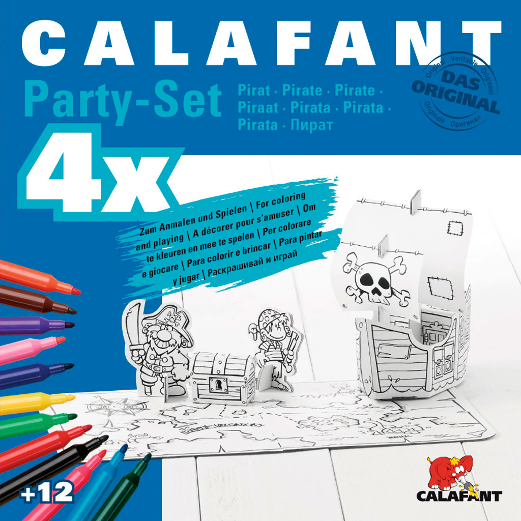 Calafant Piraten-Set für 4 Kinder