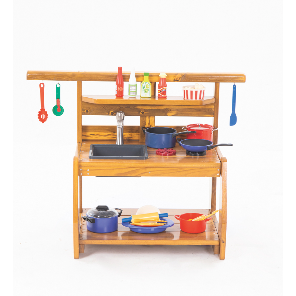 Kleine Outdoor-Spielküche