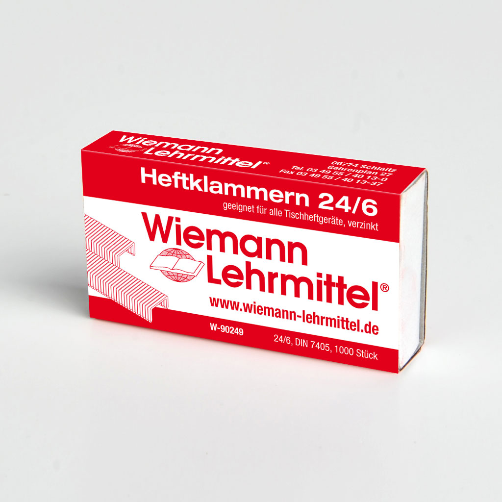 Heftklammern 24/6, 1.000 Stück