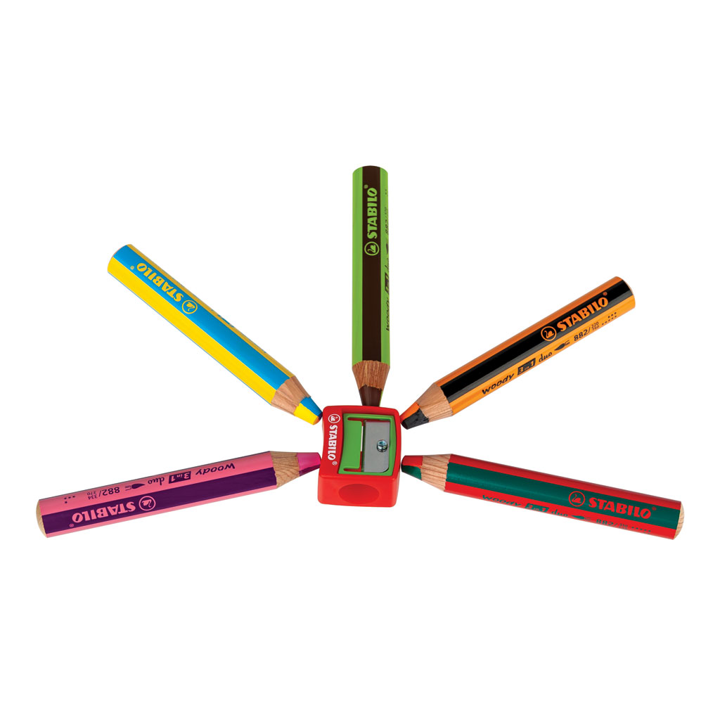 Stabilo® Woody 3 in 1 duo, 5 Stifte Stabilo® Woody 3 in 1 duo, 5 Stifte