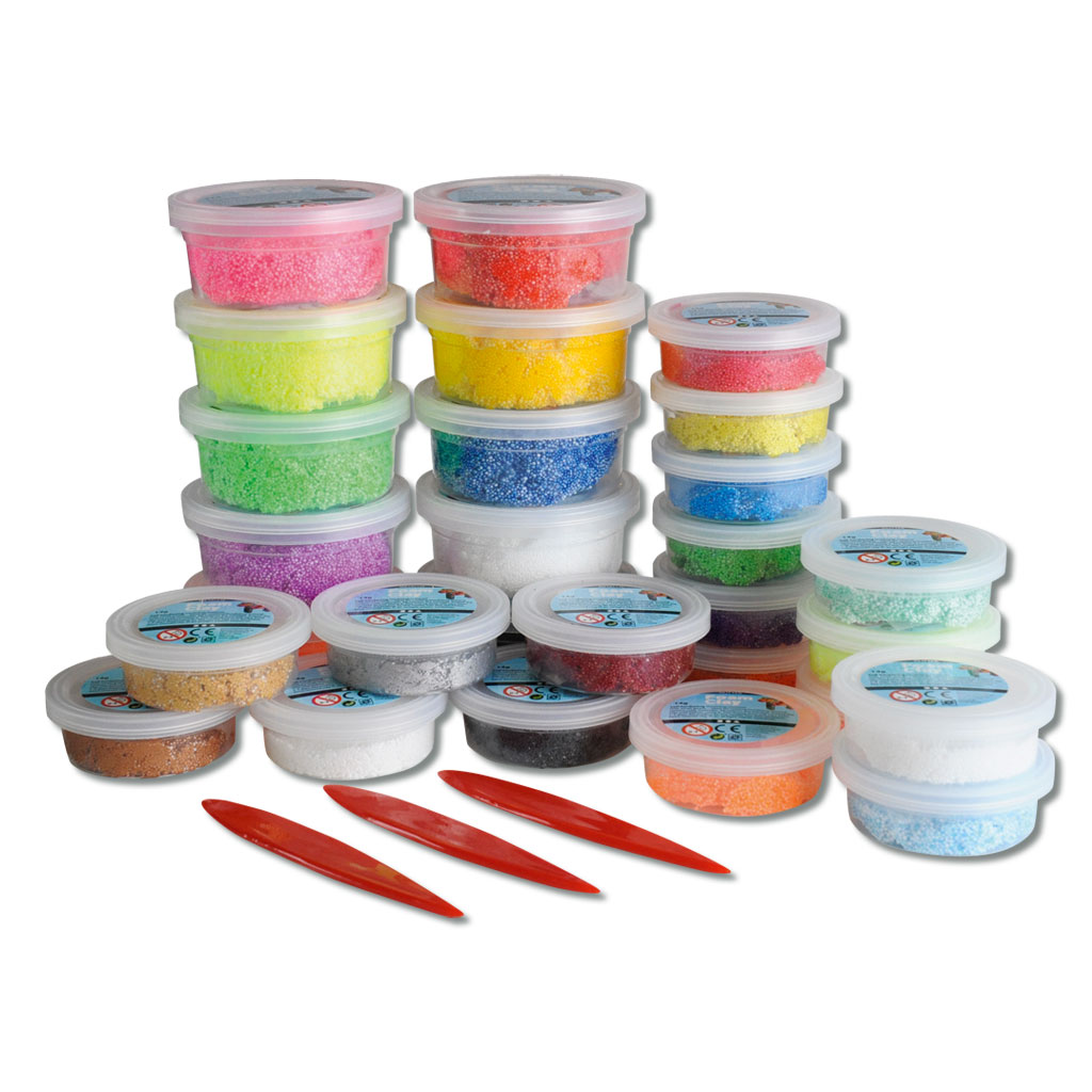 Foam Clay® Modelliermasse Sparset, 28 Dosen