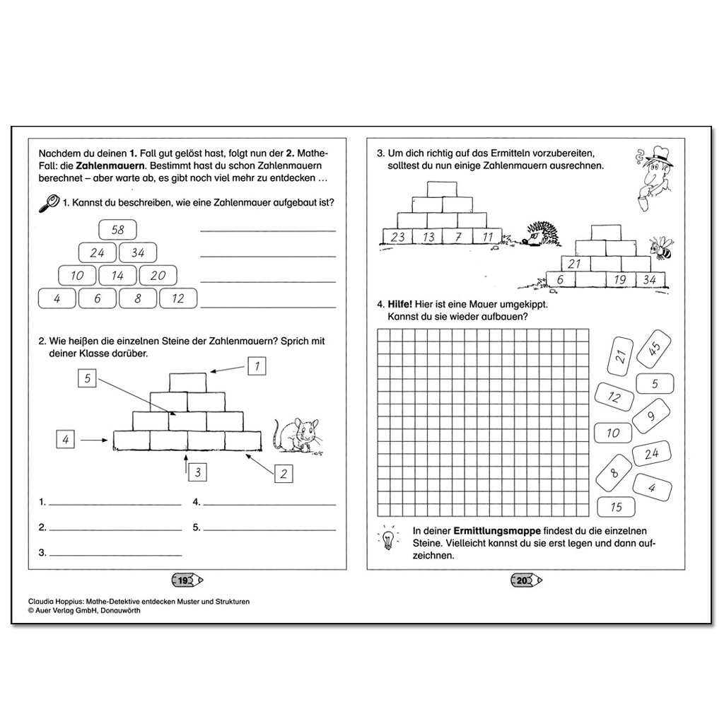 Übungsheft „Mathe-Detektive entdecken Muster und Strukturen“
