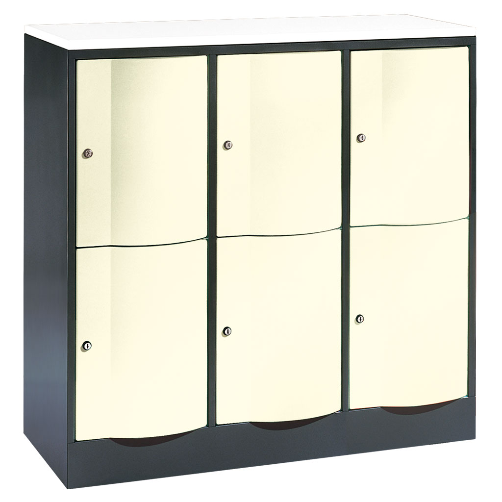 Großraum-Schließfachschrank, 3-reihig Großraum-Schließfachschrank, 3-reihig