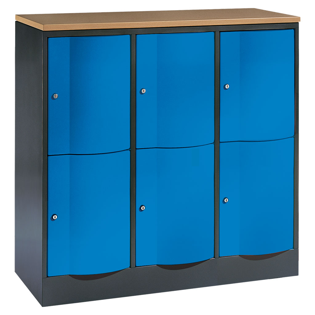 Großraum-Schließfachschrank, 3-reihig Großraum-Schließfachschrank, 3-reihig