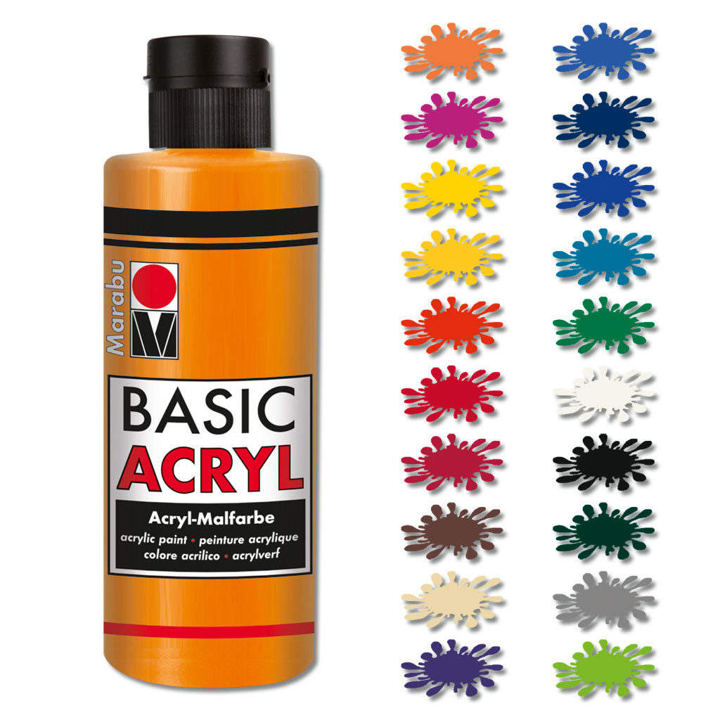 Marabu Basic Acrylfarbe, 80 ml