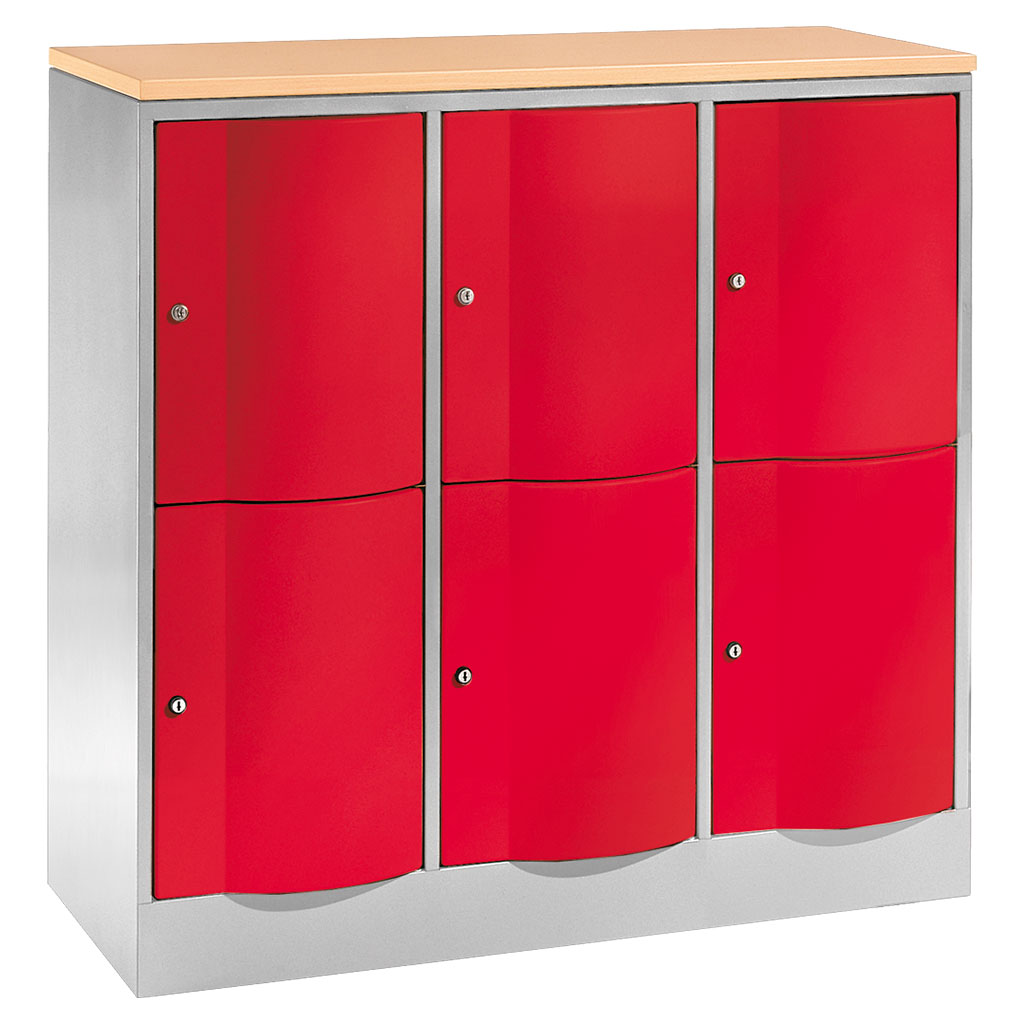 Großraum-Schließfachschrank, 3-reihig Großraum-Schließfachschrank, 3-reihig
