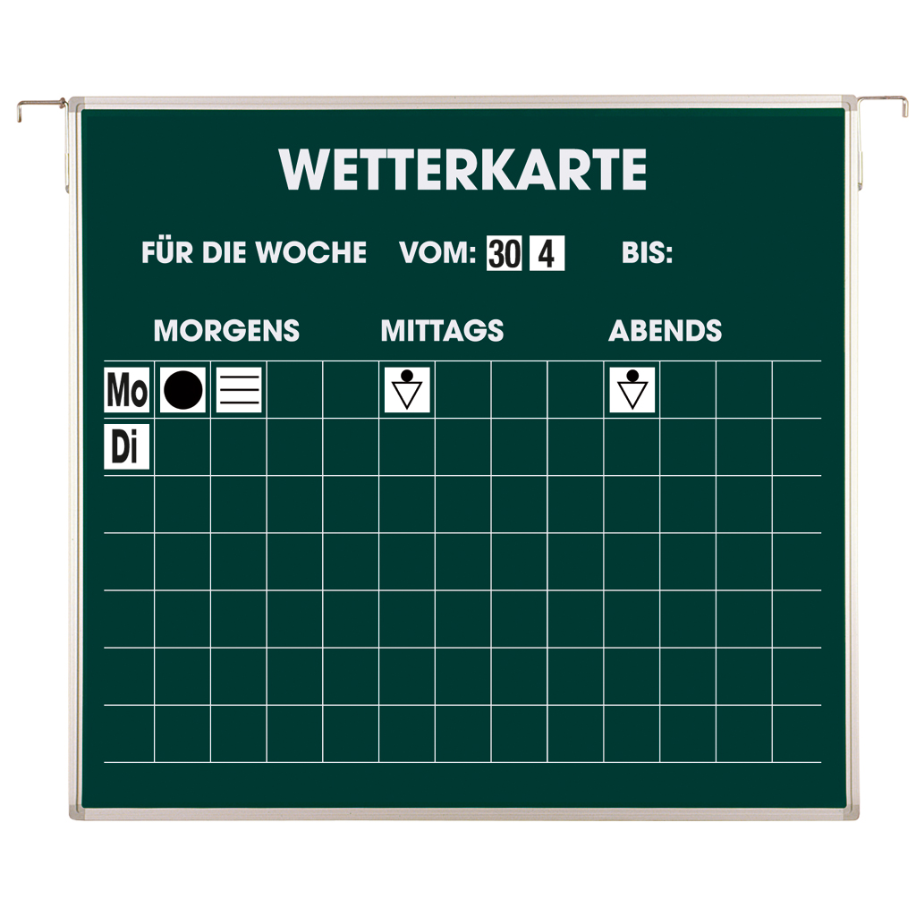 Magnetwettertafel-Bild Auf diesem Bild ist das Produkt mit der Art.Nr.: W-11588 zu sehen