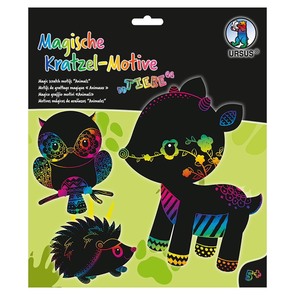 Ursus® Magische Kratzel-Motive Tiere-Bild Auf diesem Bild ist das Produkt mit der Art.Nr.: W-93710 zu sehen