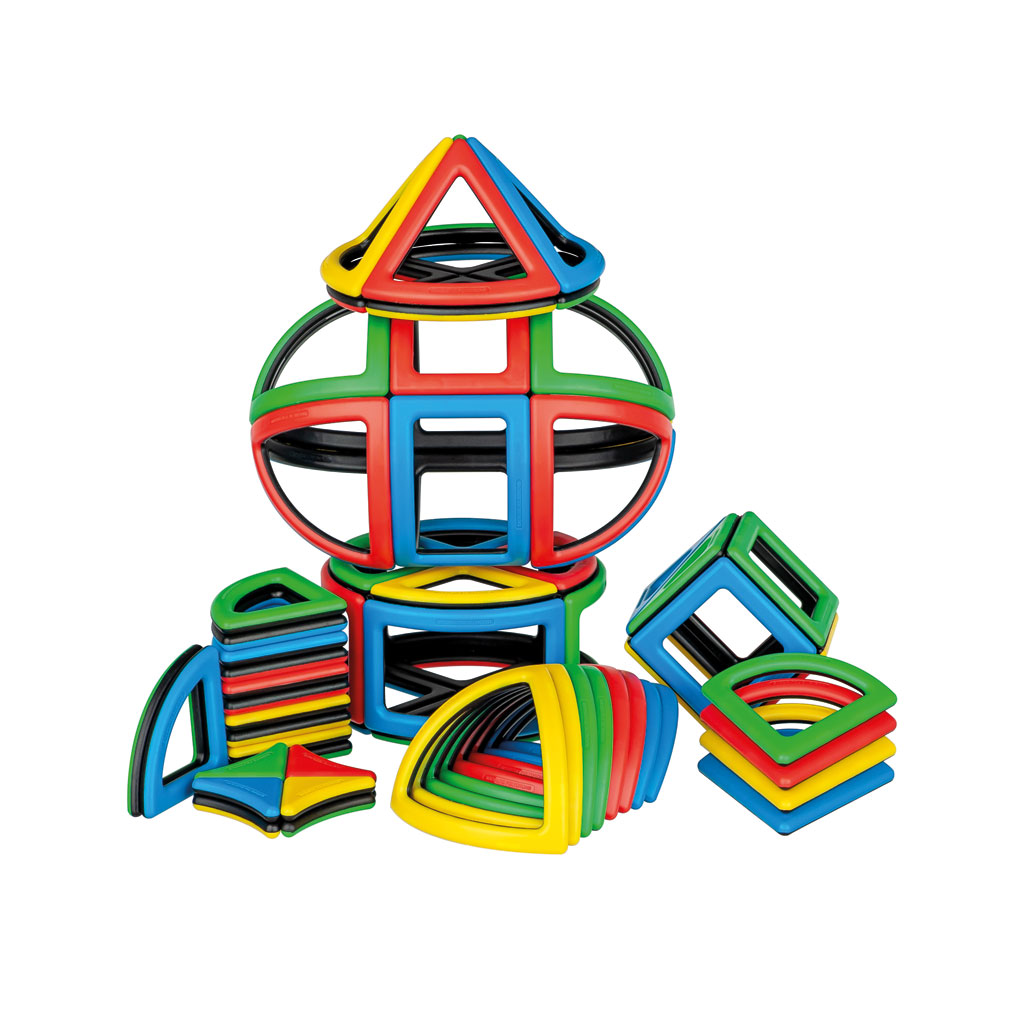 Magnetic Polydron Sphera 3D-Geometriebauteile Klassenset