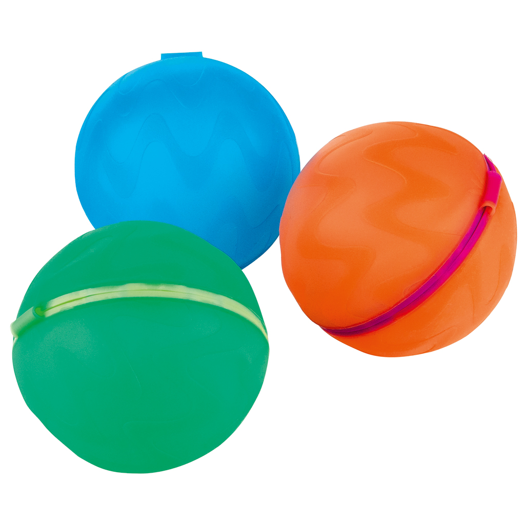 Wiederverwendbare Wasserbomben, 3er-Set Wiederverwendbare Wasserbomben, 3er-Set