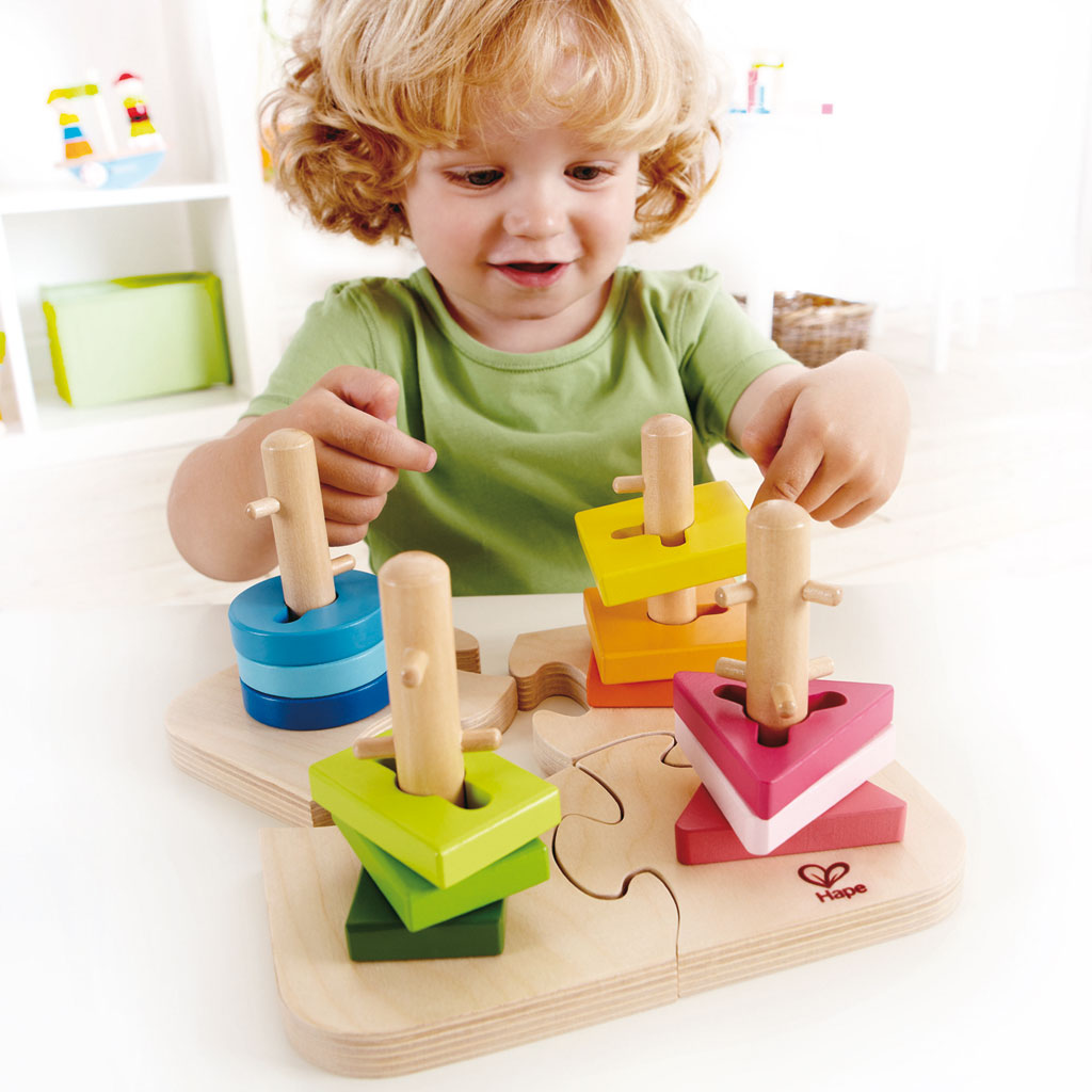 Formensteck-Puzzle, 16-teilig