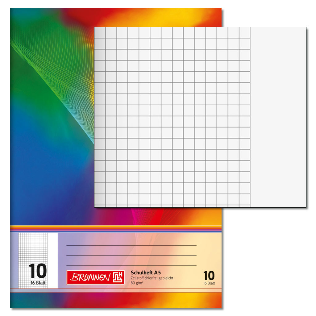 Brunnen® Schulheft DIN A5